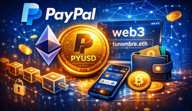 PayPal stablecoin en Ethereum: compatible con dominios web3