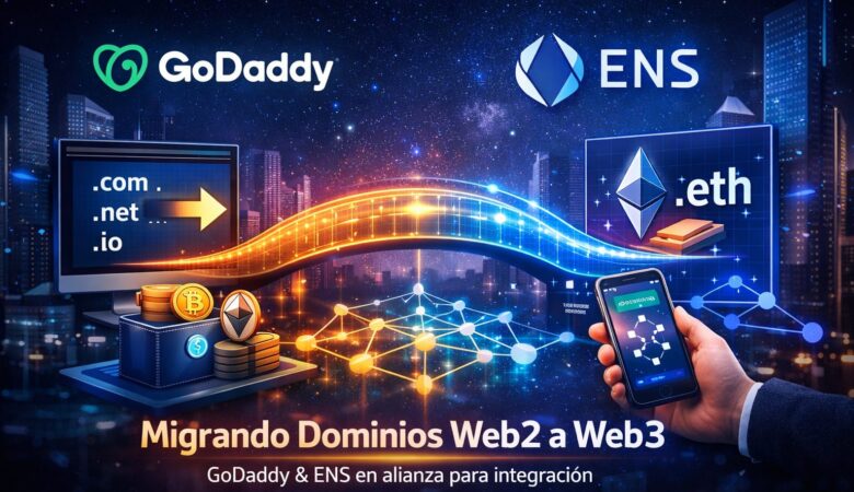 ENS GoDaddy: la alianza que facilita exportar dominios Web2 a blockchain