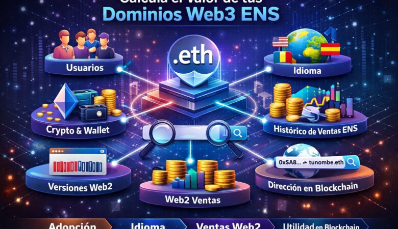 Calculadora valor ENS: cómo estimar el precio de tus dominios .eth
