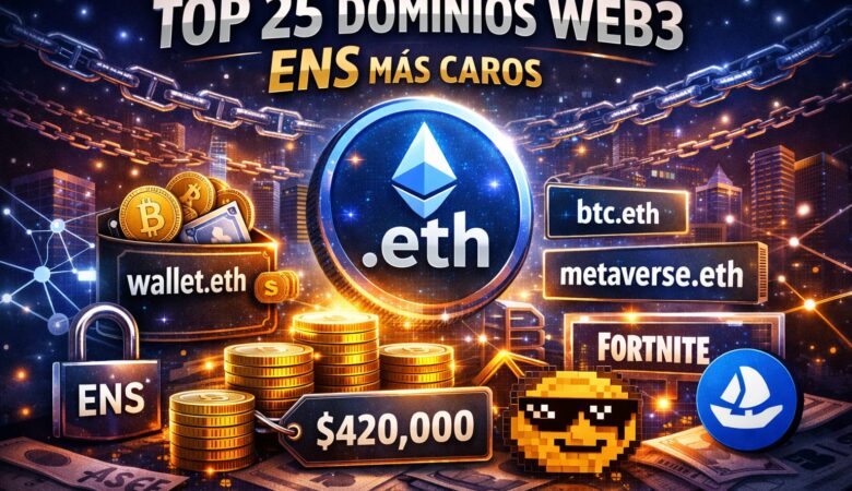 Los 25 dominios ENS mas caros vendidos hasta 2025